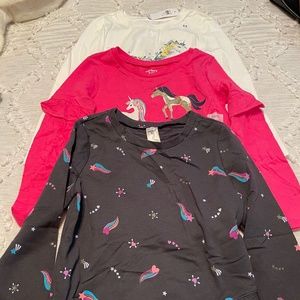NWT Girls 5T long sleeved shirts